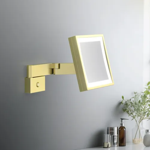 Timo. Зеркало с подсветкой Selene 17074/17 Золото матовое