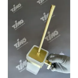 Timo. Щетка для туалета Selene 17061/17 Золото матовое