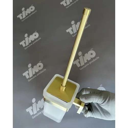 Timo. Щетка для туалета Selene 17061/17 Золото матовое