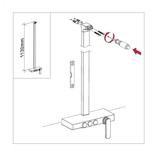 Timo. Душевая система Torne SX-4310/03 Черный