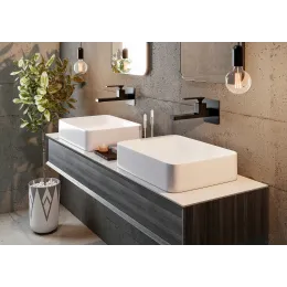 Timo. Смеситель для раковины встроенный Torne 4372/03SM Черный