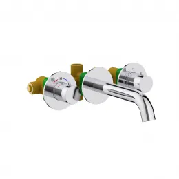 Timo. Смеситель для раковины встроенный с термостатом Saona 2381/00SM Хром