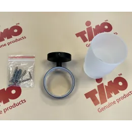 Timo. Стакан для зубных щеток Saona 13031/03 Черный