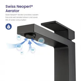 Timo. Смеситель для раковины-чаши Selene 3061/03F Черный