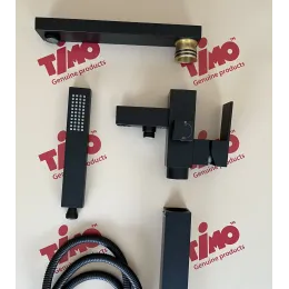 Timo. Смеситель напольный для ванны Selene 2200/03Y-CR Черный