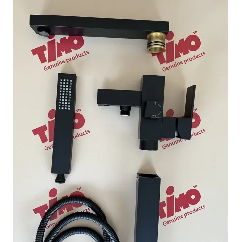 Timo. Смеситель напольный для ванны Selene 2200/03Y-CR Черный