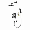 Timo. Душевая система встроенная с термостатом Tetra-Thermo SX-0199/03SM Черный