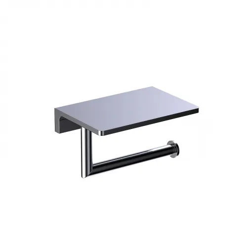 Timo. Бумагодержатель с полкой для телефона Selene 10040/00 Хром