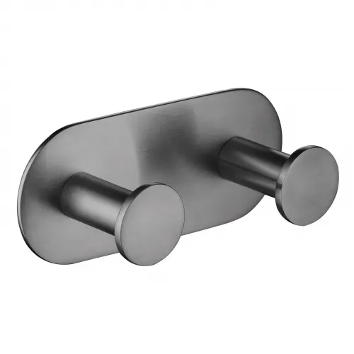 Timo. Вешалка-2 крючка Saona 13014/18 Черное золото