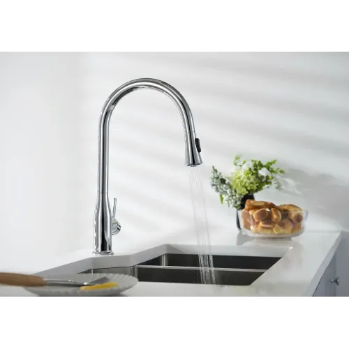 Timo. Смеситель для кухни с выдвижной лейкой Saona 2336/00FL Хром