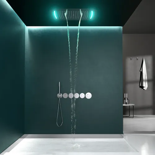 Timo. Душевая система встроенная с термостатом Saona SX-2319/00SM Хром