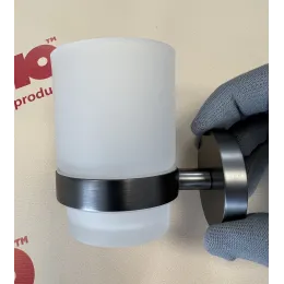 Timo. Стакан для зубных щеток Saona 13031/18 Черное золото