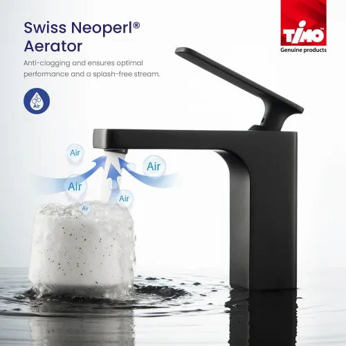 Timo. Смеситель для раковины Torne 4361/03F Черный