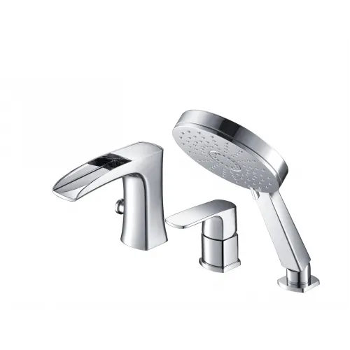 Timo. Смеситель для ванны врезной, каскадный Lumi 4210/00Y Хром