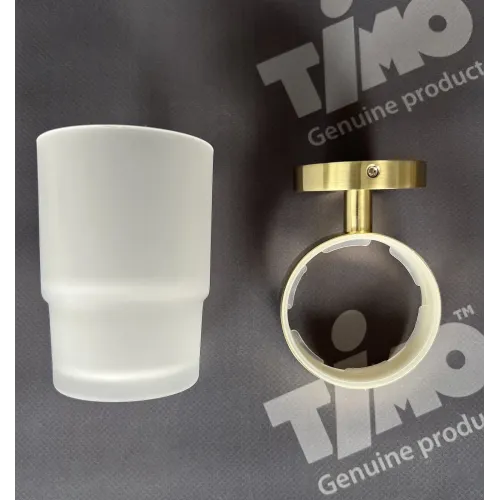 Timo. Стакан для зубных щеток Saona 13031/17 Золото матовое
