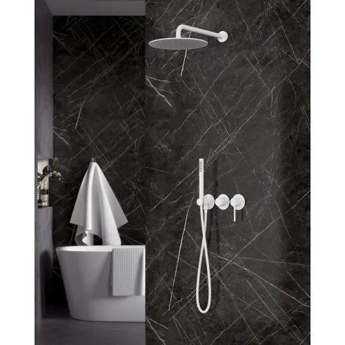 Timo. Душевая система встроенная Saona SX-2349/16SM Белый матовый