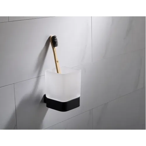 Timo. Стакан для зубных щеток Selene 14033/03 Черный