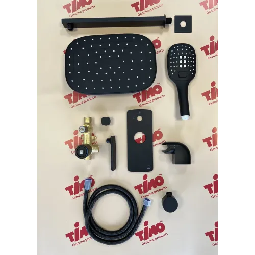 Timo. Душевая система встроенная Helmi SX-4069/03SM Черный