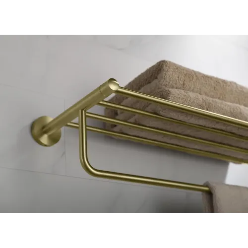 Timo. Полка для полотенец Saona 13058/17 Золото матовое