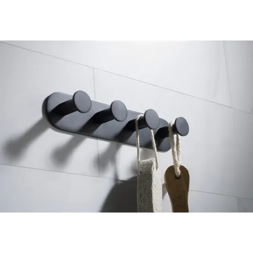 Timo. Вешалка 4-крючка Saona 13015/03 Черный