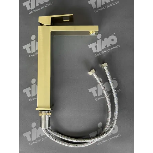 Timo. Смеситель для раковины-чаши Briana 7111/17F Золото матовое