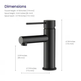Timo. Смеситель для раковины Saona 2361/03F Черный