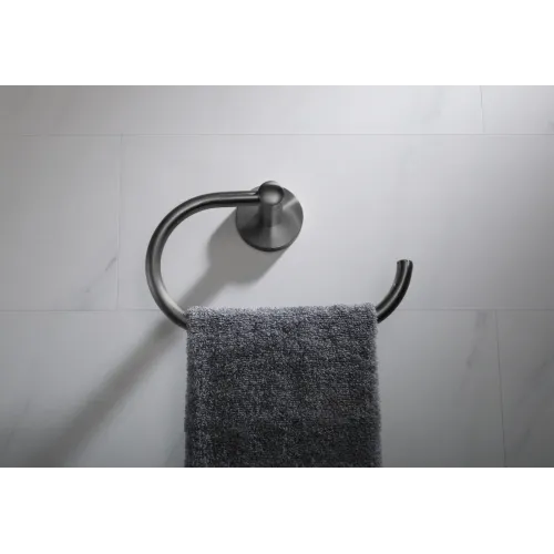 Timo. Полотенцедержатель Saona 13050/18 Черное золото