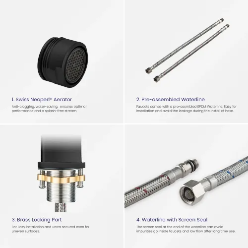 Timo. Смеситель для раковины-чаши Selene 3061/03F Черный