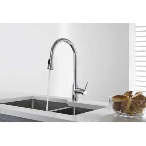 Timo. Смеситель для кухни с выдвижной лейкой Saona 2336/00FL Хром