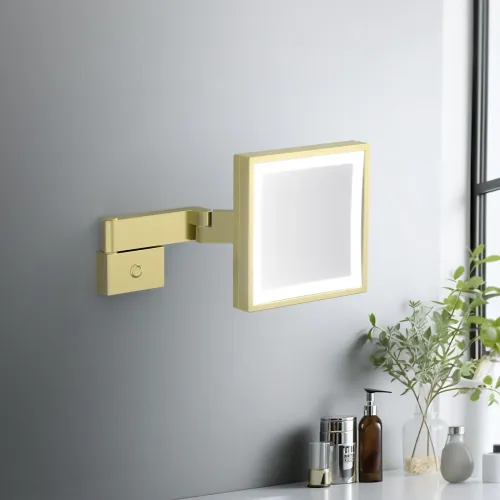 Timo. Зеркало с подсветкой Selene 17074/17 Золото матовое