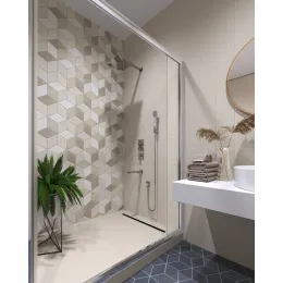 Timo. Душевая система встроенная с термостатом Petruma SX-5049/00SM Хром