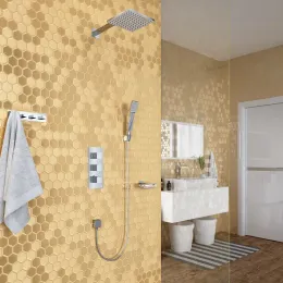 Timo. Душевая система встроенная с термостатом Tetra-Thermo SX-0179/00SM Хром