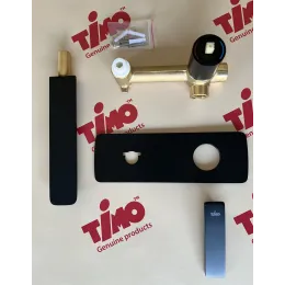 Timo. Смеситель для раковины встроенный Helmi 4071/03SM Черный