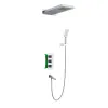 Timo. Душевая система встроенная с термостатом Petruma SX-5079/00SM Хром