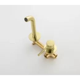 Timo. Смеситель для раковины встроенный Saona 2372/17SM Золото матовое