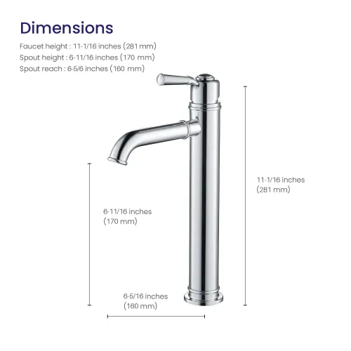 Timo. Смеситель для раковины-чаши Arisa 5311/00F Хром