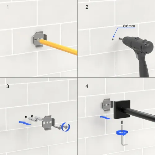 Timo. Полотенцедержатель Selene 12055/03 Черный