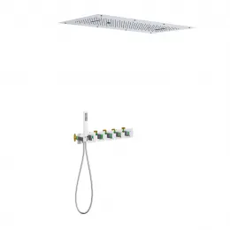 Timo. Душевая система встроенная с термостатом Petruma SX-5329/00SM Хром