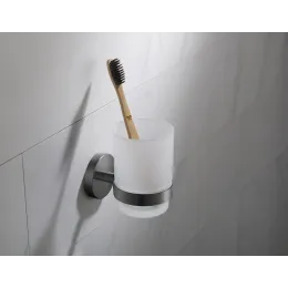 Timo. Стакан для зубных щеток Saona 13031/18 Черное золото