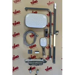 Timo. Душевая система Helmi SX-1170/00-16 Хром-Белый