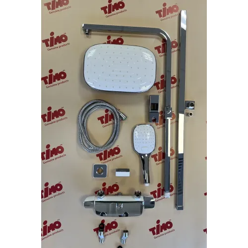 Timo. Душевая система Helmi SX-1170/00-16 Хром-Белый