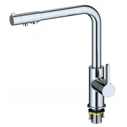 Timo. Смеситель для кухни с подключением фильтра Hette 1026/00F Хром