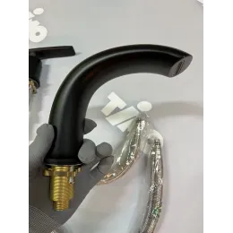 Timo. Смеситель для ванны врезной Helmi 4020/03Y Черный