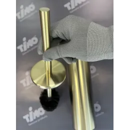 Timo. Щетка для туалета напольная Saona 13161/17 Золото матовое