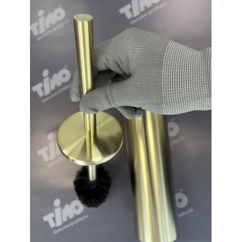 Timo. Щетка для туалета напольная Saona 13161/17 Золото матовое