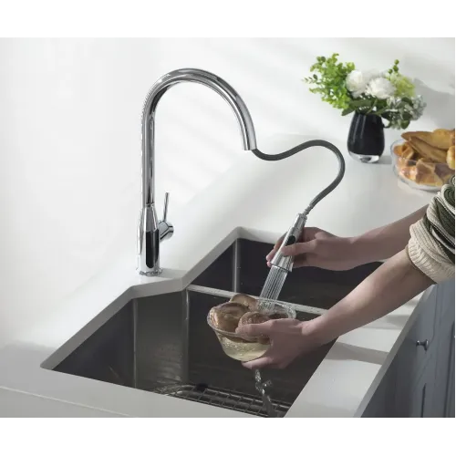 Timo. Смеситель для кухни с выдвижной лейкой Saona 2336/00FL Хром