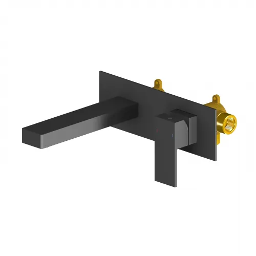 Timo. Смеситель для раковины встроенный Selene 2071/03SM Черный