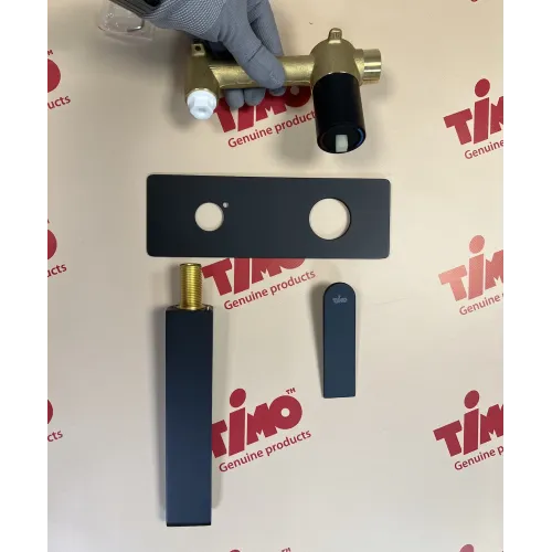 Timo. Смеситель для раковины встроенный Anni 2771/03SM Черный