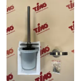 Timo. Щетка для туалета Saona 13061/18 Черное золото