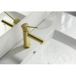 Timo. Смеситель для раковины Saona 2361/17F Золото матовое